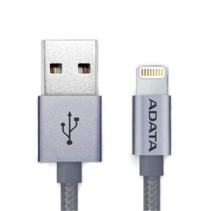 ADATA Lightning USB Data Sync/Charge Cable Aluminium – Titanium