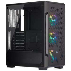 Corsair iCUE 220T RGB Airflow TG Mid Tower Case Black