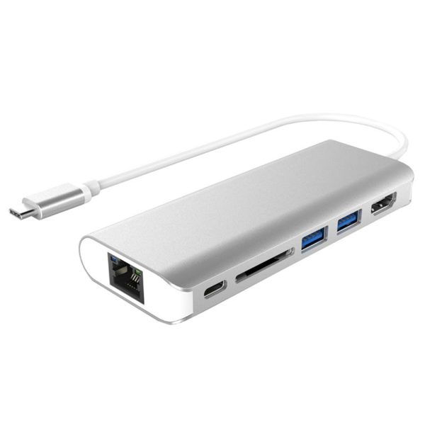 Astrotek AT-UTYPEC-DOCK Thunderbolt USB-C 6-in-1 Dock for MacBook Pro
