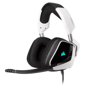 Corsair Void Elite RGB 7.1 Surround Sound USB Gaming Headset – White