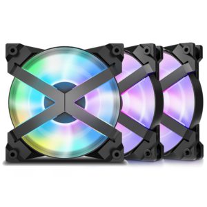 Deepcool MF120 GT ARGB 120mm Case Fan – 3-in-1 Pack