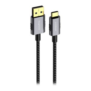 MBEAT® “TOUGHLINK” 1.8M BRAIDED USB-C TO USB-A CABLE