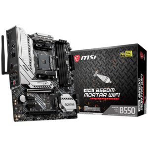 MSI MAG B550M MORTAR WIFI AM4 Micro-ATX Motherboard