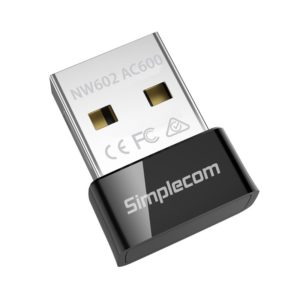 Simplecom NW602 AC600 Dual-Band Nano USB WiFi Adapter
