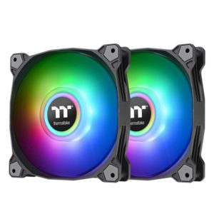 Thermaltake Pure Duo 12 120mm ARGB PWM Radiator Fans – 2 Pack