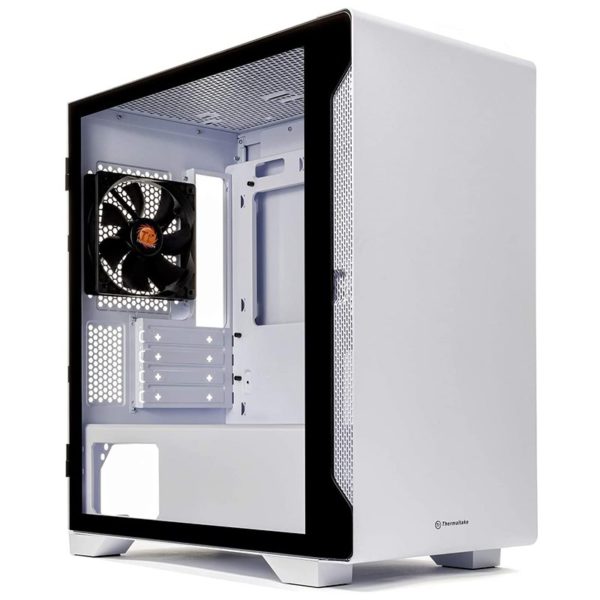 Thermaltake S100 Tempered Glass Micro-ATX Case – Snow Edition