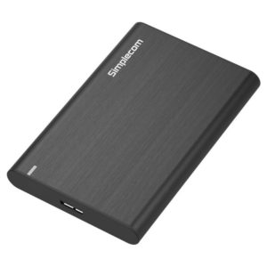 Simplecom SE211-BK Aluminium Slim 2.5″ SATA to USB3.0 Enclosure – Black
