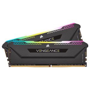 Corsair Vengeance RGB PRO SL 16GB (2x 8GB) DDR4 3600MHz CL18 Memory AMD – Black