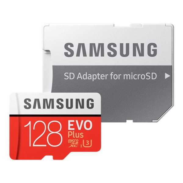 Samsung 128GB EVO Plus microSDXC Class 10 U3 Memory Card – 100MB/s