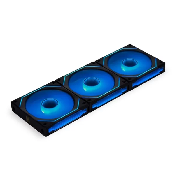 Lian Li SL120-3 UNI FAN INFINITY 120mm Case Fan – 3 Pack with Controller – Black