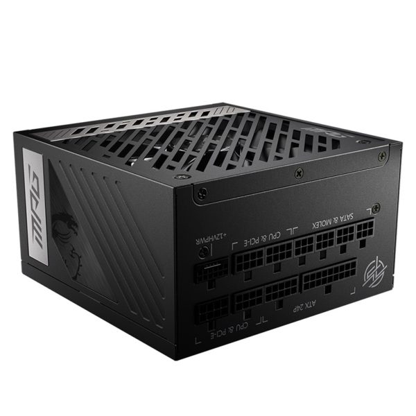 MSI MPG A1000G PCIE5 1000W 80+ Gold Fully Modular ATX Power Supply – Black