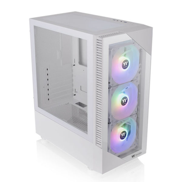 Thermaltake View 200 Tempered Glass ARGB Mid Tower Case – White