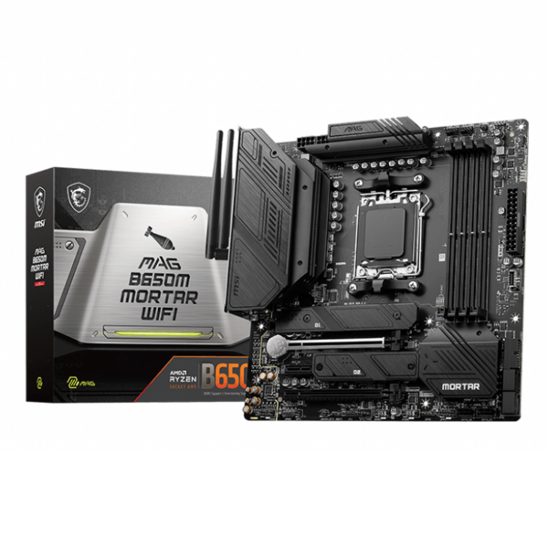 MSI MAG B650M MORTAR WIFI AM5 Micro-ATX Motherboard