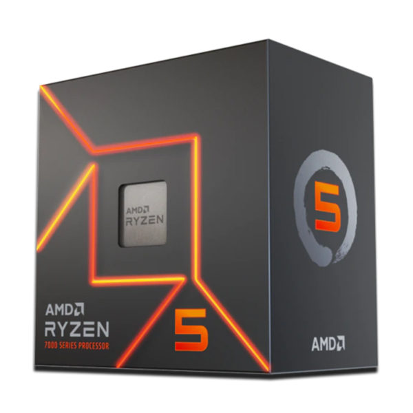 AMD Ryzen 5 7600 AM5 3.8 GHz Unlocked CPU Processor + Wraith Stealth