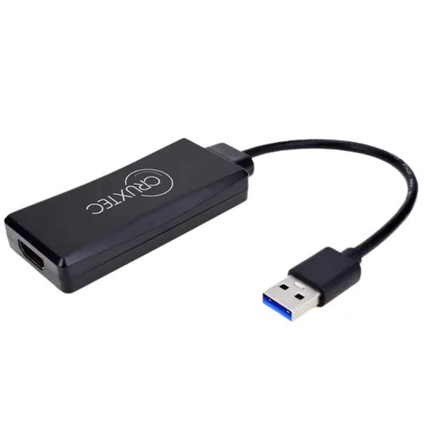 Cruxtec USB 3.0 to HDMI Female Cable Adapter – 15cm