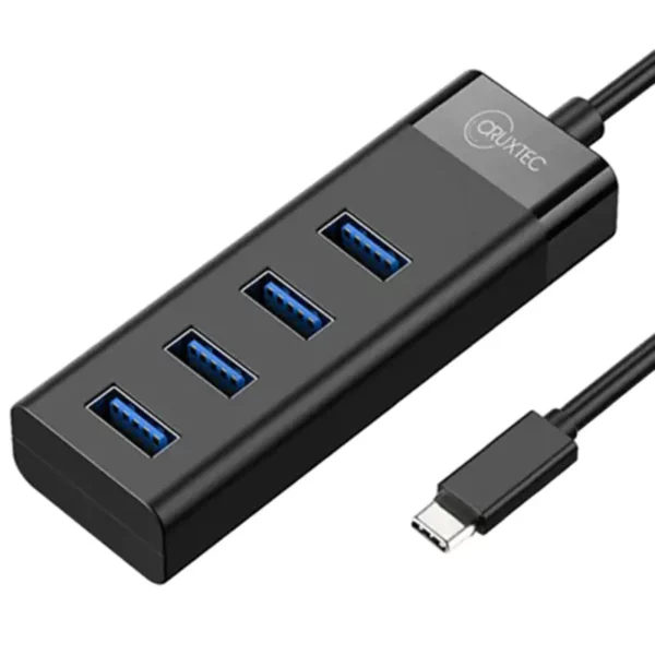 Crutex 4 Port High Speed USB C 3.0 HUB
