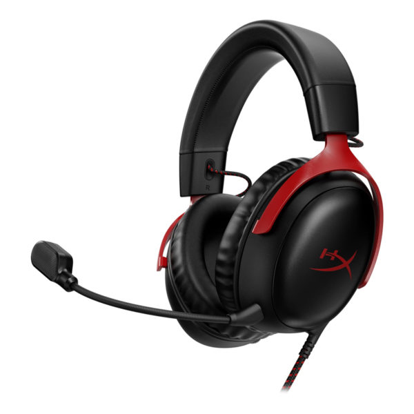 HyperX Cloud III Wired Gaming Headset – Black/Red