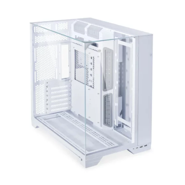 Lian Li O11 VISION Three Side Tempered Glass E-ATX Case – White Edition