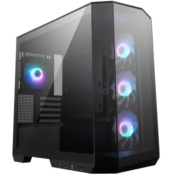 MSI MAG PANO M100R PZ Black Micro ATX Case, T/G Panel, No PSU
