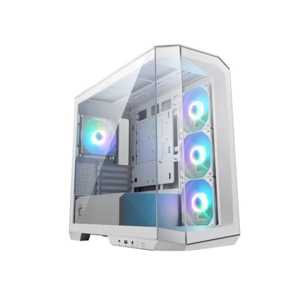 MSI MAG PANO M100R PZ White Micro ATX Case, T/G Panel, No PSU