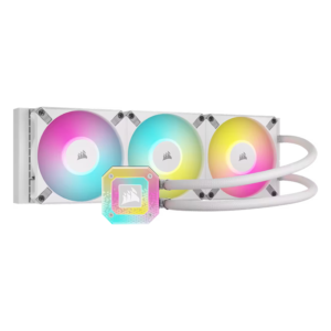 Corsair iCUE H150i ELITE CAPELLIX XT 360mm Liquid CPU Cooler – White