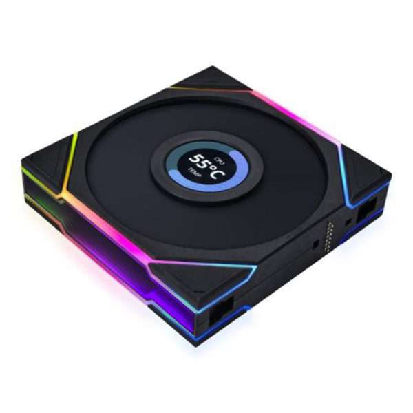 Lian-Li UNI FAN TL LCD Screen 120mm ARGB PWM Case Fan – Black