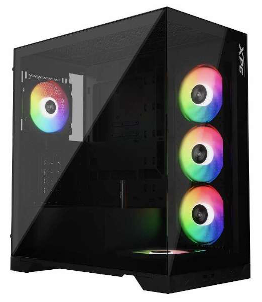 ADATA XPG INVADER X Black Mid-Tower ATX Case, T/G, NO PSU, Fans Included