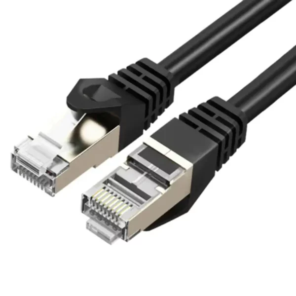Cruxtec Cat7 SFTP Shield Ethernet Cable – 3m Black