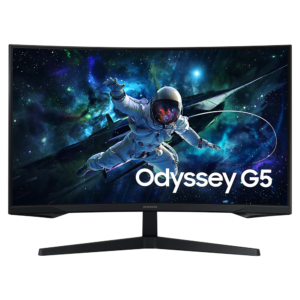 Samsung Odyssey G5 G55C 27″ 165Hz 1ms QHD FreeSync Curved Gaming Monitor
