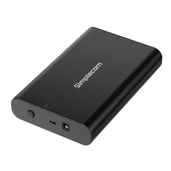 Simplecom SE331 Aluminium 3.5″ SATA to USB-C Hard Drive Enclosure