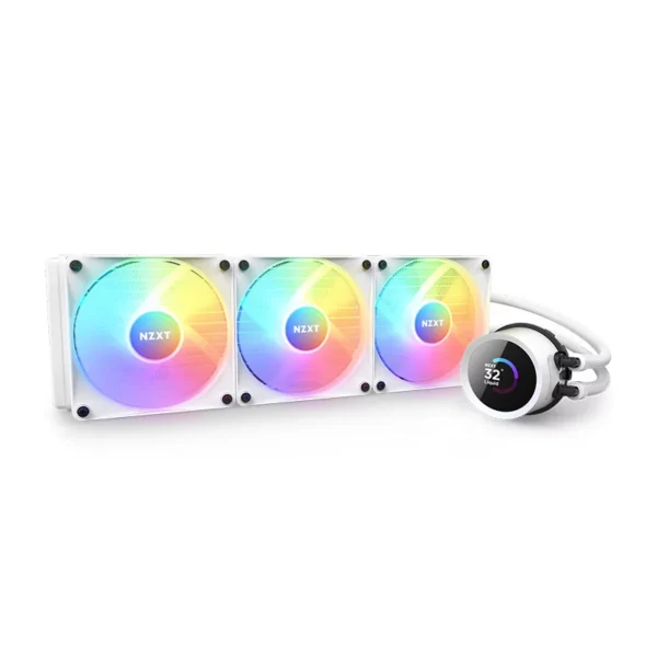 NZXT Kraken 360mm RGB AIO Liquid CPU Cooler – White