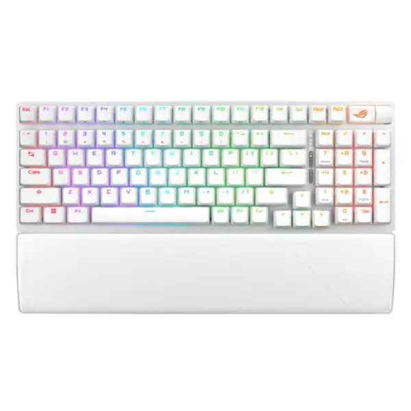 ASUS ROG Strix Scope II 96 Wireless White Mechanical Gaming Keyboard – NX Snow