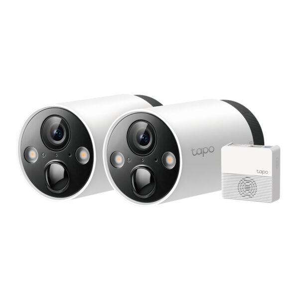 TP-Link Tapo C420S2 Smart Wire-Free Security Camera System – 2 Cameras
