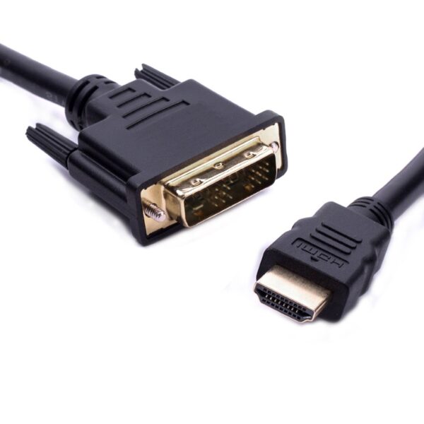 8ware High Speed HDMI to DVI-D Cable M/M Black Blister Pack – 1.8m
