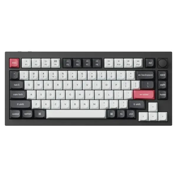 Keychron Q1 HE RGB Black Wireless Keyboard – Gateron Double-Rail Magnetic Nebula