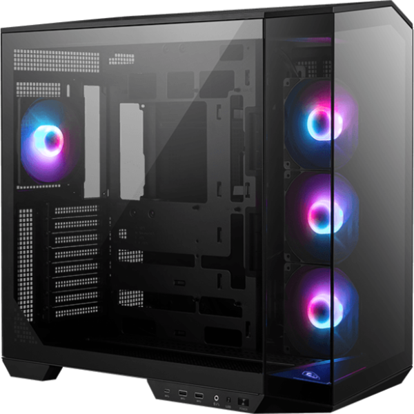 MSI MAG PANO 100R PZ Mid Tower ATX Case, 4mm T/G Panels, NO PSU