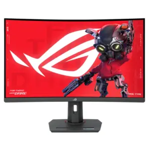 ASUS ROG Strix XG32WCS 32″ QHD 180Hz 1ms FreeSync Curved Gaming Monitor USB-C