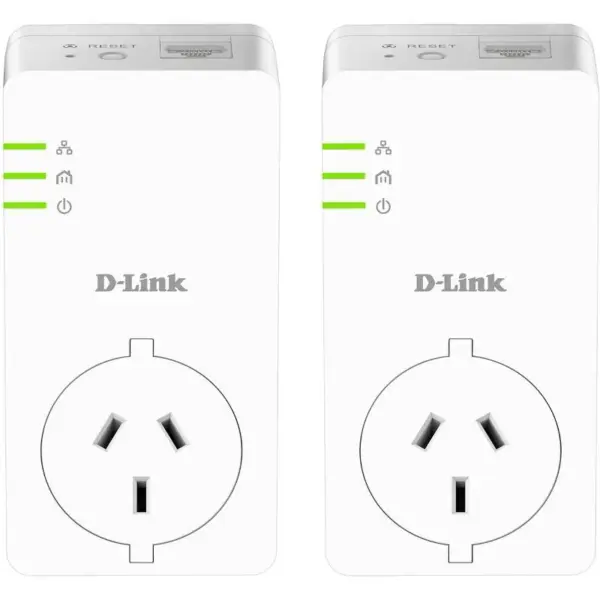 D-Link DHP-P601AV PowerLine AV2 1000 Gigabit Passthrough Kit