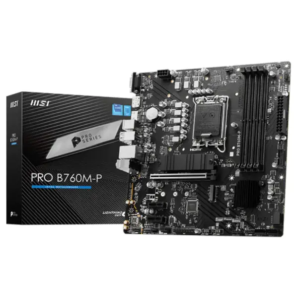 MSI PRO B760M-P DDR5 LGA 1700 mATX Motherboard