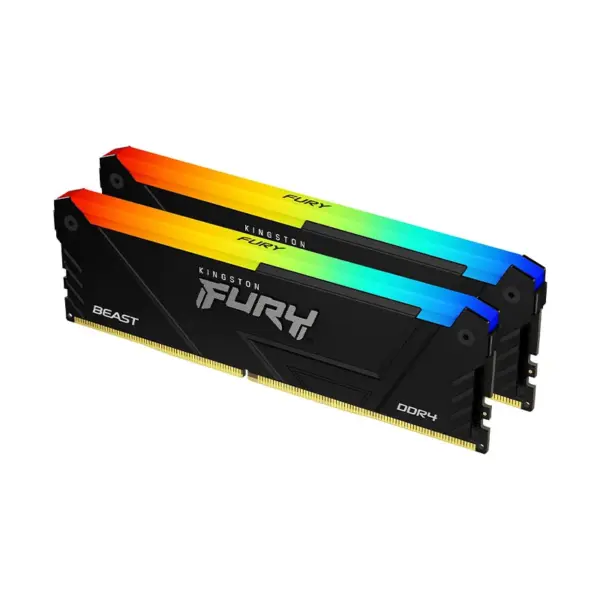 Kingston FURY Beast RGB 16GB (2x 8GB) DDR4 3200MHz Desktop Memory