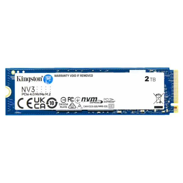 Kingston NV3 2TB PCIe 4.0 NVMe M.2 2280 SSD – SNV3S/2000G