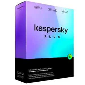 Kaspersky Plus Physical Card (1 Device & 1 Account & 1 Year) Supports PC & Mac & & Mobile