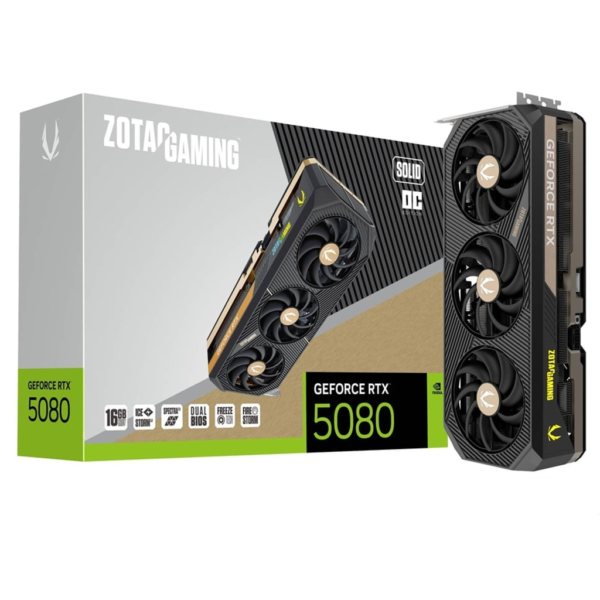 Zotac Gaming GeForce RTX 5080 SOLID OC 16GB Video Card