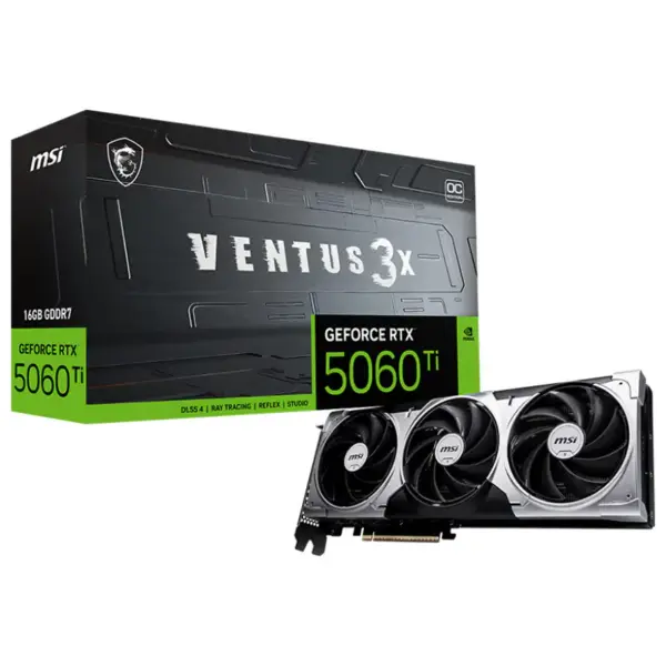 MSI GeForce RTX 5060 Ti 16G Ventus 3X OC Graphics Card