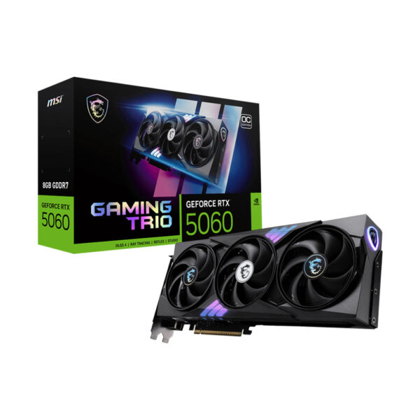 MSI GeForce RTX 5060 GAMING TRIO OC 8GB Video Card