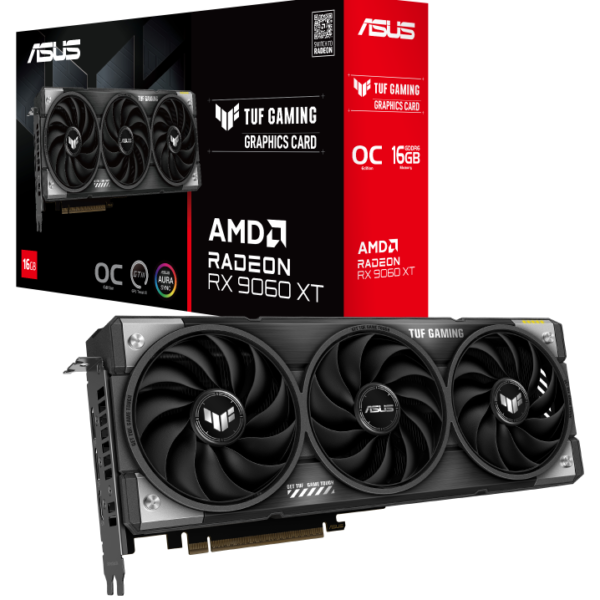ASUS TUF Gaming Radeon RX 9060 XT 16GB GDDR6 OC Edition