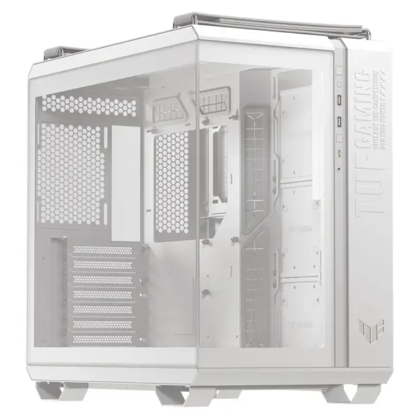 ASUS TUF Gaming GT502 Horizon Tempered Glass Mid-Tower ATX Case – White
