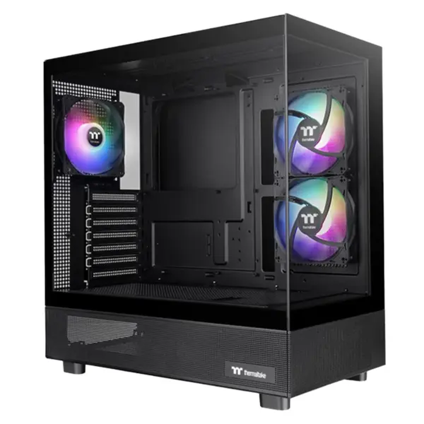 Thermaltake View 270 Plus Tempered Glass ARGB Mid Tower Case – Black