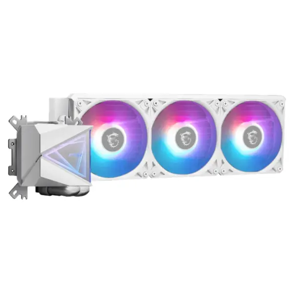 MSI MAG CORELIQUID I360 360mm ARGB AIO Liquid CPU Cooler – White