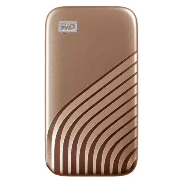 WD My Passport Portable 1TB USB 3.2 External SSD – Gold